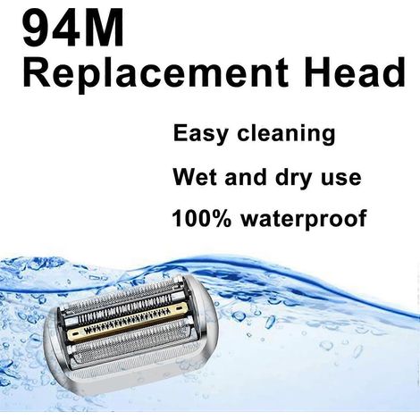 Tête de rasoir de rechange 94M pour rasoir électrique Braun Series 9 Pro (modèles 9290cc, 9291cc, 9370cc et 9376cc). (1/5)