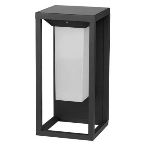 V-TAC VT-77 LAMPADA LED DA MURO GRIGIO 2W CON PANNELLO SOLARE SENSORE CREPUSCOLARE CHIP SAMSUNG 220lm IP65 LUCE 3000K (1/4)