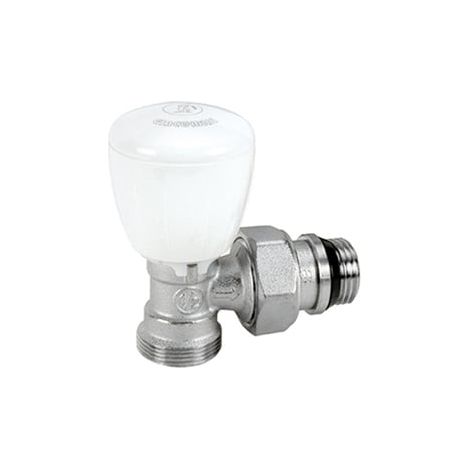 Giacomini – Robinet équerre thermostatisable 15x21 – Raccord 2 – Vanne papillon pour chantiers humides – Réglage précis de la température