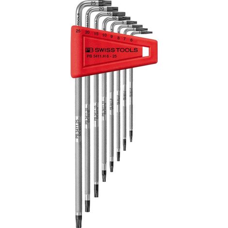 PB Swiss Tools Winkelschraubendreher-Satz für TX, gekordelt, Anzahl Schraubendreher: 8 (1/3)
