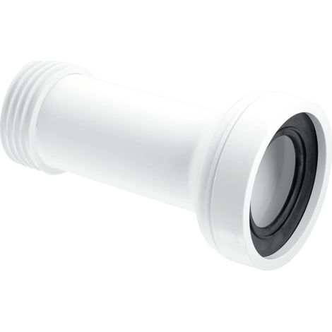 McAlpine WC-CON2B Straight Adjustable Length Rigid WC Connector (1/3)