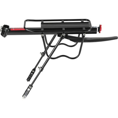 Wolketon Portapacchi posteriore universale regolabile in alluminio – Supporto per VTT e bici