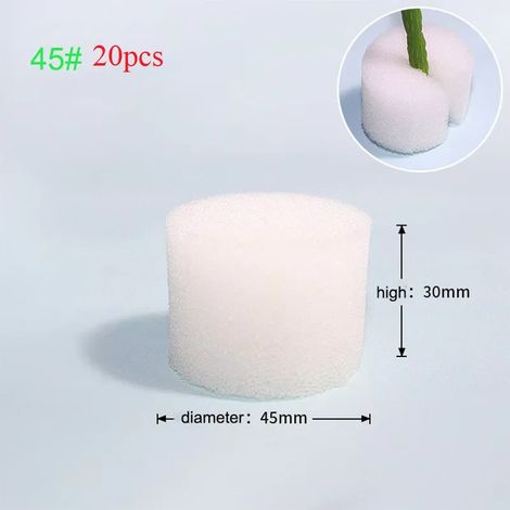 (NO45 20 pièces) Outils de jardinage hydroponique hors-sol, système de culture de légumes en éponge plantée, collier de clonage, culture de plantes E2 (1/4)