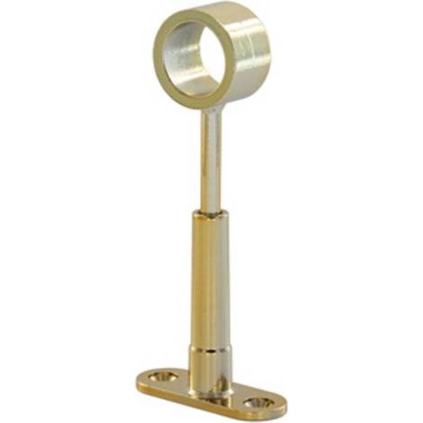 24 x REGGITUBO CENTRALE TONDO REGOL D 25 MM OTTONATO