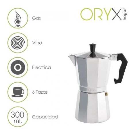 Caffettiera in Alluminio 6 Tazze (300 ml.) Classica (1/5)