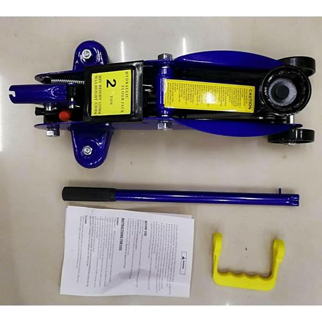 Chariot de transfert Jack hydraulique 2T outil mince plat 3,2 cm de hauteur