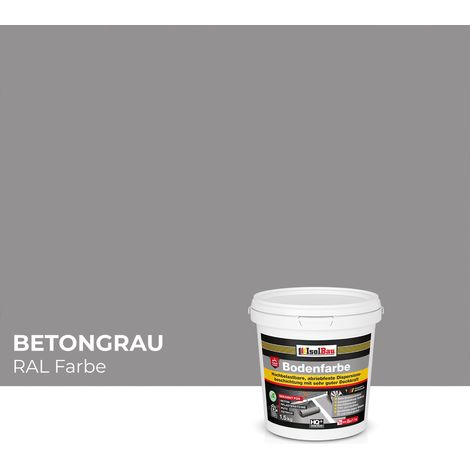 Pintura vial IsolBau para hormigón, color gris hormigón, 1,5 kg (1/5)