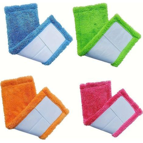 Set mit 4 Moppköpfen aus Korallenvlies, hoch saugfähige und langlebige Ersatzpads für die Haushaltsreinigung (1/5)