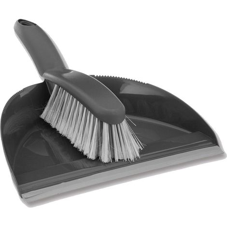 Pelle & Balayette "Plastique" 32cm Gris Foncé (1/4)