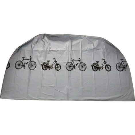 TELO COPRIMOTO E BIKE 110 X200 CM IN COLORAZIONE GRIGIA A FANTASIA