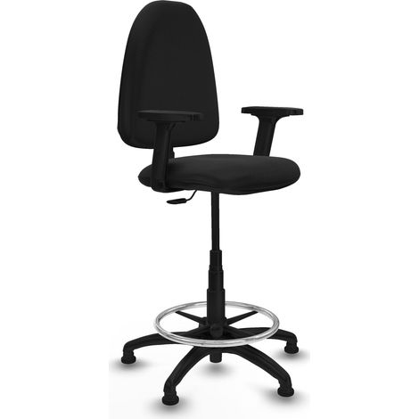 Piqueras y Crespo B2D01RT Silla de Oficina Negra Ergonómica (1/3)