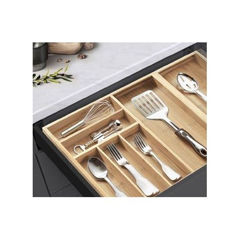 Range-couverts extensible en bambou - talla Bambou naturel 505/825x473mm