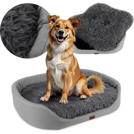Cuccia impermeabile per cani o gatti, cuscino morbido retrattile, divano 65x55 cm