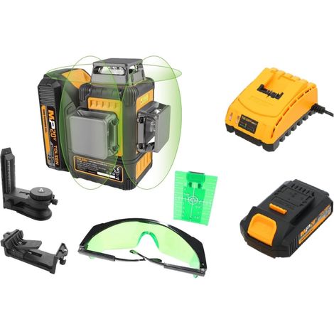 KIT LIVELLA LASER 20V 3X360o SERIE MP20V CON VALIGETTA TOLSEN