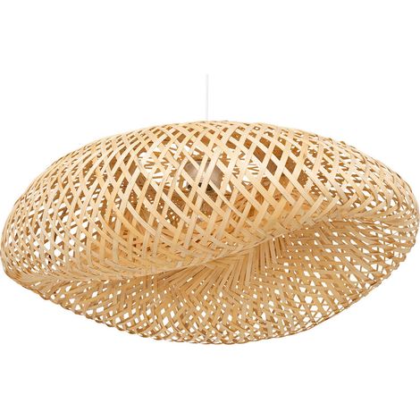Pendelleuchte BEDDY, Boho-Stil, Bambus, 51 cm