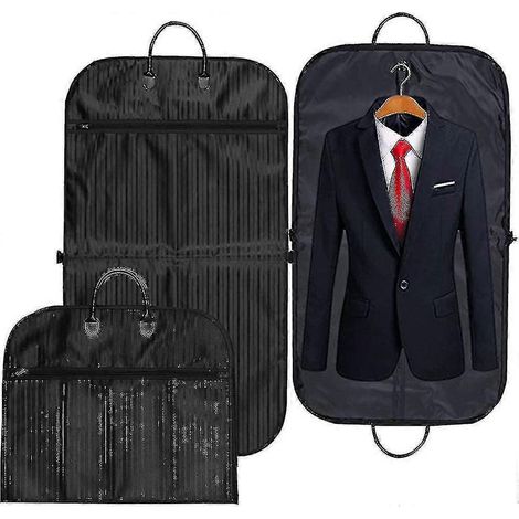 Housse de costume pliable et respirante, idéale pour les voyages. Cadeau inclus. (1/5)