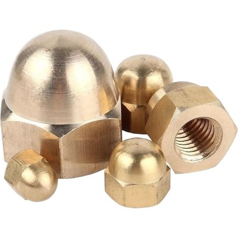 Écrous hexagonaux en cuivre M3 M4 M5 M6 M8 M10 M12 M14 M16 M18 (1/5)