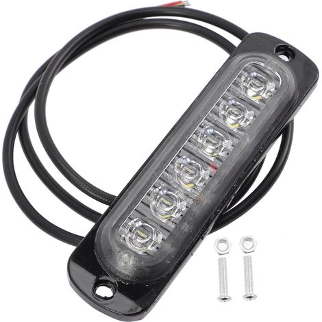 IMIKEYA Lampe Stroboscopique LED 6 pour Voiture et Fourgon (1/5)