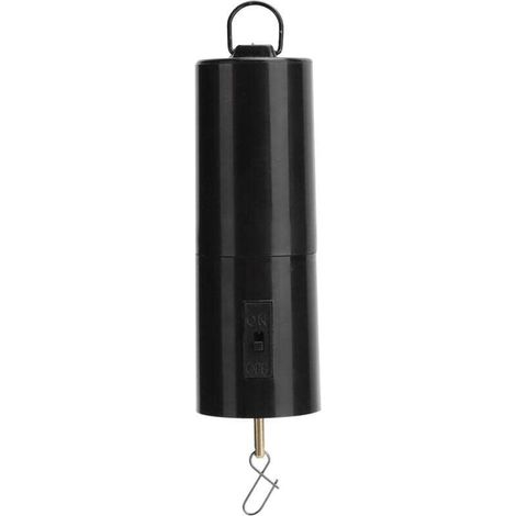 AIPERQ Jeffergarden Moteur rotatif noir suspendu pour carillons éoliens accessoire de décoration de jardin à piles Mobile