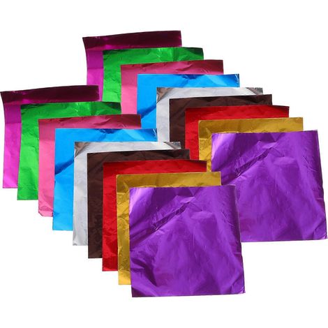 Papier d'emballage pour bonbons, feuilles d'aluminium, 900 pièces, compatible avec les cadeaux de fête (1/5)
