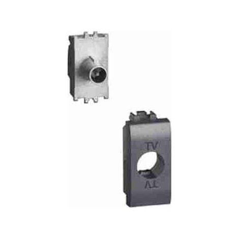 BTIL4202P10N Presa coassiale passante terminale, attenuazione 10dB, per impianti di antenna centralizzati