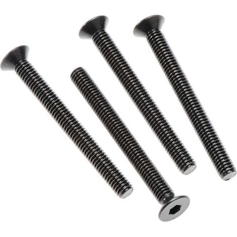 Flat Head Hex Machine Screw 4x40mm 4x4 (4)