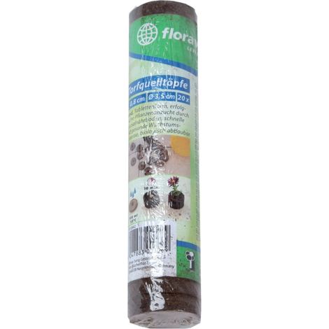 floraworld Torfquelltöpfe 20er 3,5cm (1/2)