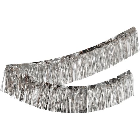 Fringe Garland - Champagne Foil - Wall Hanging Decoration for Wedding Birthday Halloween Graduation - 30 x 300 cm - 1 Piece (1/5)