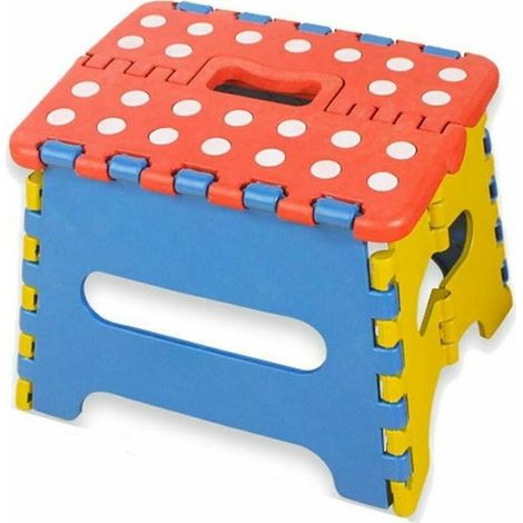 Marchepied pliable et portable, idéal pour enfants et adultes, antidérapant, convenant à la cuisine, à la salle de bain et au jardin. (1/2)