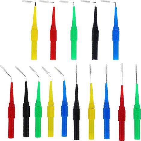 15 sondes de test pour multimètre, sondes à aiguille pour tests automobiles, 0,7 mm-8.30X0.60X0.60CM-Multi (1/4)