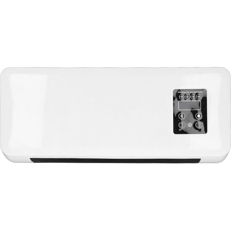Calefactor eléctrico de pared de 220 V con mando a distancia: dos modos silenciosos para oficina y dormitorio. (1/5)