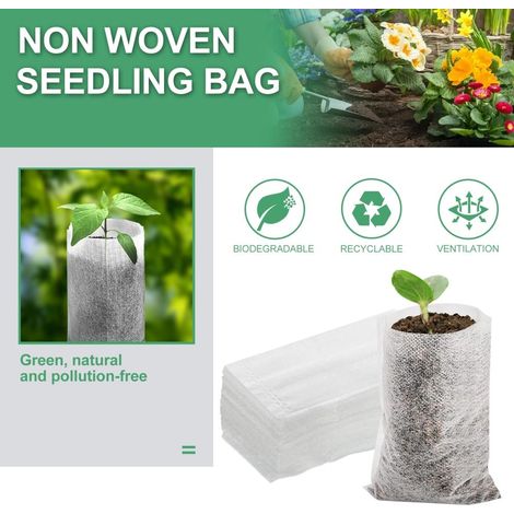 Sacs de plantation, sacs non tissés biodégradables, sacs de plantation écologiques (1/5)