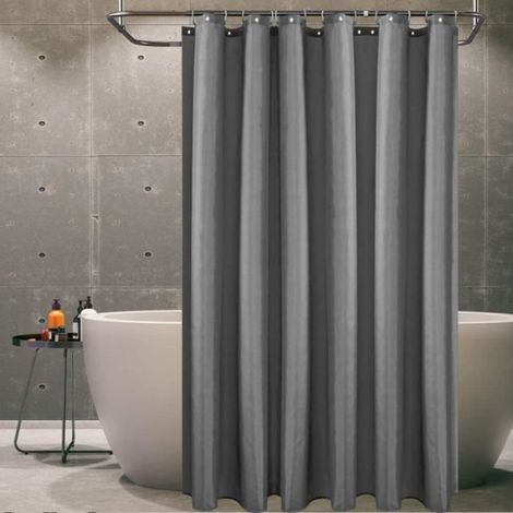 Rideau de douche - - 120x180cm - Imperméable - Anti-moisissure - Polyester (1/4)