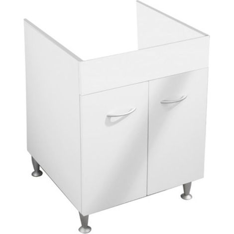 SOTTOLAVATOIO PER PORCELLANA BIANCO MODELLO LUX cm 57,5x57,5 p/pilozzo 60x60