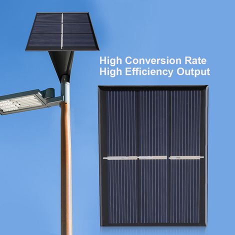 Mini panel solar para armar uno mismo: 2 módulos de carga de batería policristalina de 0,65 W y 1,5 V para pequeños proyectos electrónicos. (1/5)