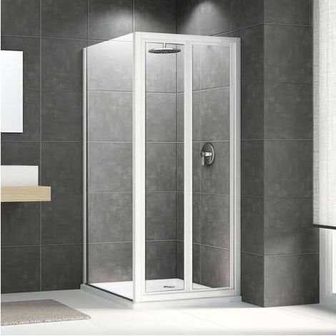 PORTE DE DOUCHE PLIANT LIBRO TRIS LUX ACRYLIQUE Dimensions : 72-78 cm