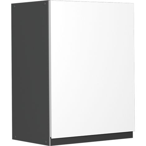 Pensile da cucina R-Line, Bianco, 45 cm Forma a J, Vicco