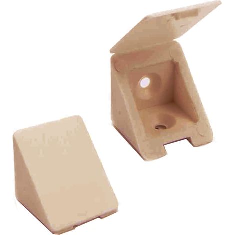 Tac ecker polypropylène large marron 43x25x25mm boîte de 50 - MONIN - 511730