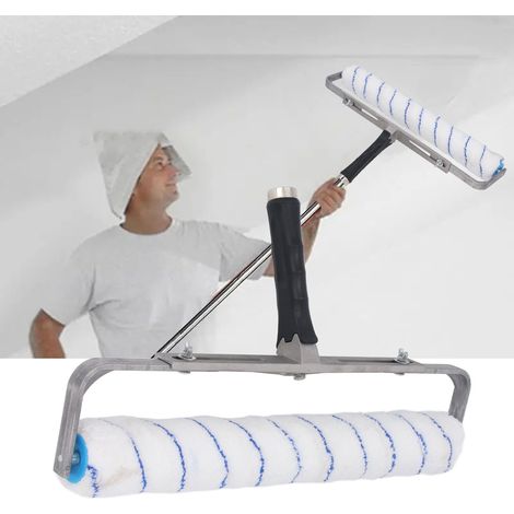 Rodillo de pintura [18 pulgadas / 45,7 cm] + [1/2 pulgada / 12 mm de pelo] + [Aluminio profesional] + [Apto para todo tipo de pinturas]