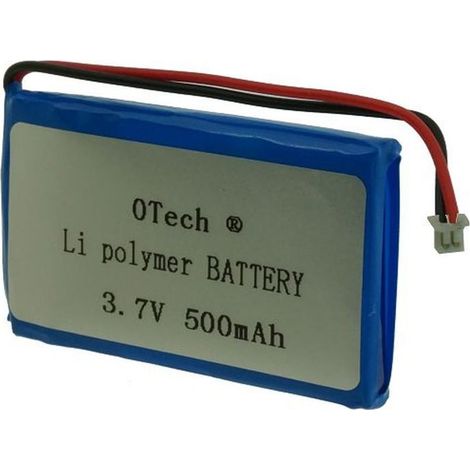 Batterie pour casque sans fil - OTECH - Compatible SENA SMH5D - 500 mAh - 3,7 V - Bleue