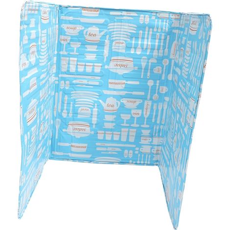 1PC Oil Baffle Folding Screen Stove Griddle Cooking Shield Splash Screen Stove Guard Oil Baffle Kitchen Insulation Board Oil Panel (1/3)