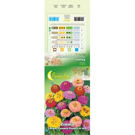 SEMI GARDEN ZINNIA LILLIPUT Q.TA 10