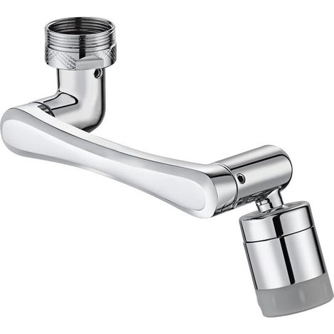 Rallonge de robinet - Robinet de Cuisine - Réglable - Argent - Tête de robinet - Cuivre - 10 x 5,5 x 3,8 cm (1/5)
