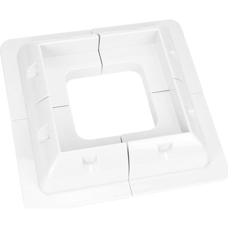 Supports de montage de panneaux solaires, sans perçage, pour camping-cars, camping-cars, toits, blanc, 4 kits (1/5)