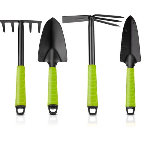 Outils de Jardinage, pelles de Jardinage, Mini Ensemble d'outils de Jardinage Domestique, Petite Pelle, râteau, Pelle, râteau, Pelle, Sol, Fleurs, Plantes en Pot, Outil de creusement