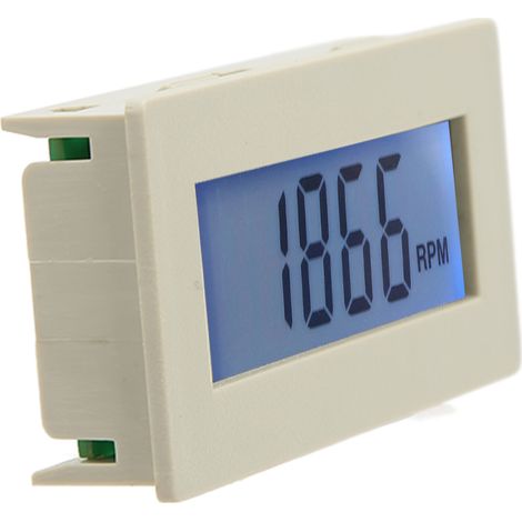 Tachymètre Moteur 10-9999 RPM, mesure précise, affichage LCD, capteur à effet Hall, DC 8-24V, compteur de vitesse numérique (1/5)
