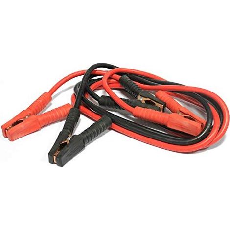 Starthilfekabel Auto 4m 12V/24V Starterkabel Set 500A mit Überspannungsschutz Überbrückungskabel KFZ LKW PKW Fremdstartkabel Schwarz&Rot (1/4)