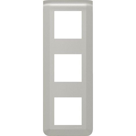 Plaque de finition verticale Mosaic pour 3x2 modules alu LEGRAND 079323L (1/3)