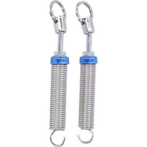Ressort De Levage De Coffre - Acier Inoxydable - Réglable 16 À 24 Cm - Pour Ouverture Automatique - Lot De 2 (1/4)