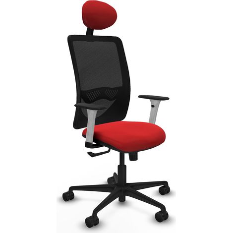 Silla de oficina piqueras y crespo Zulema blanco espuma alta densidad (1/2)